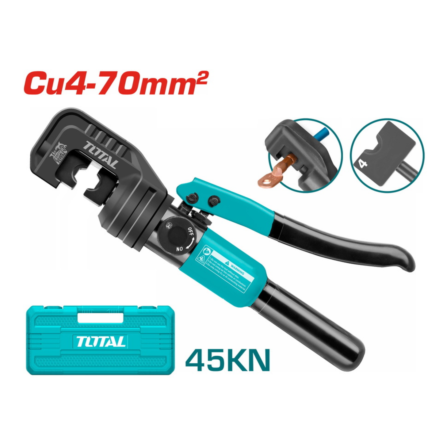 Hydraulic crimping tool THCT070