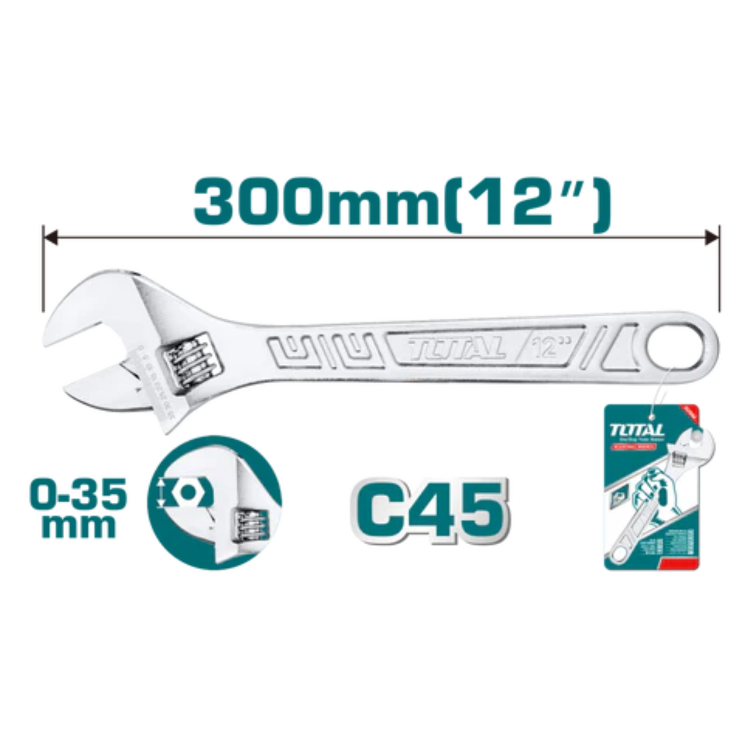 Adjustable Wrench (300mm) THT1010123