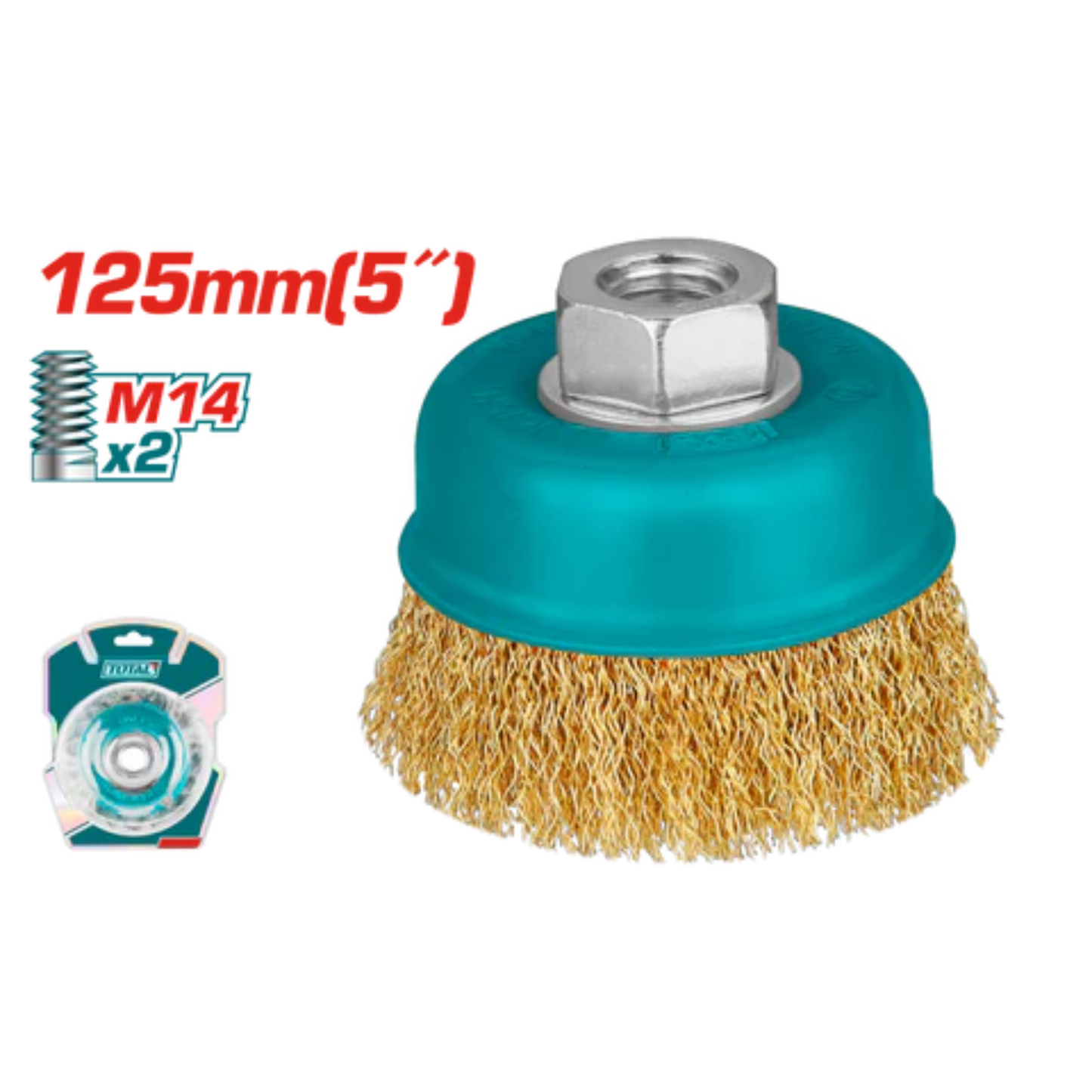 Wire cup brush 125mm M14 TAC31051
