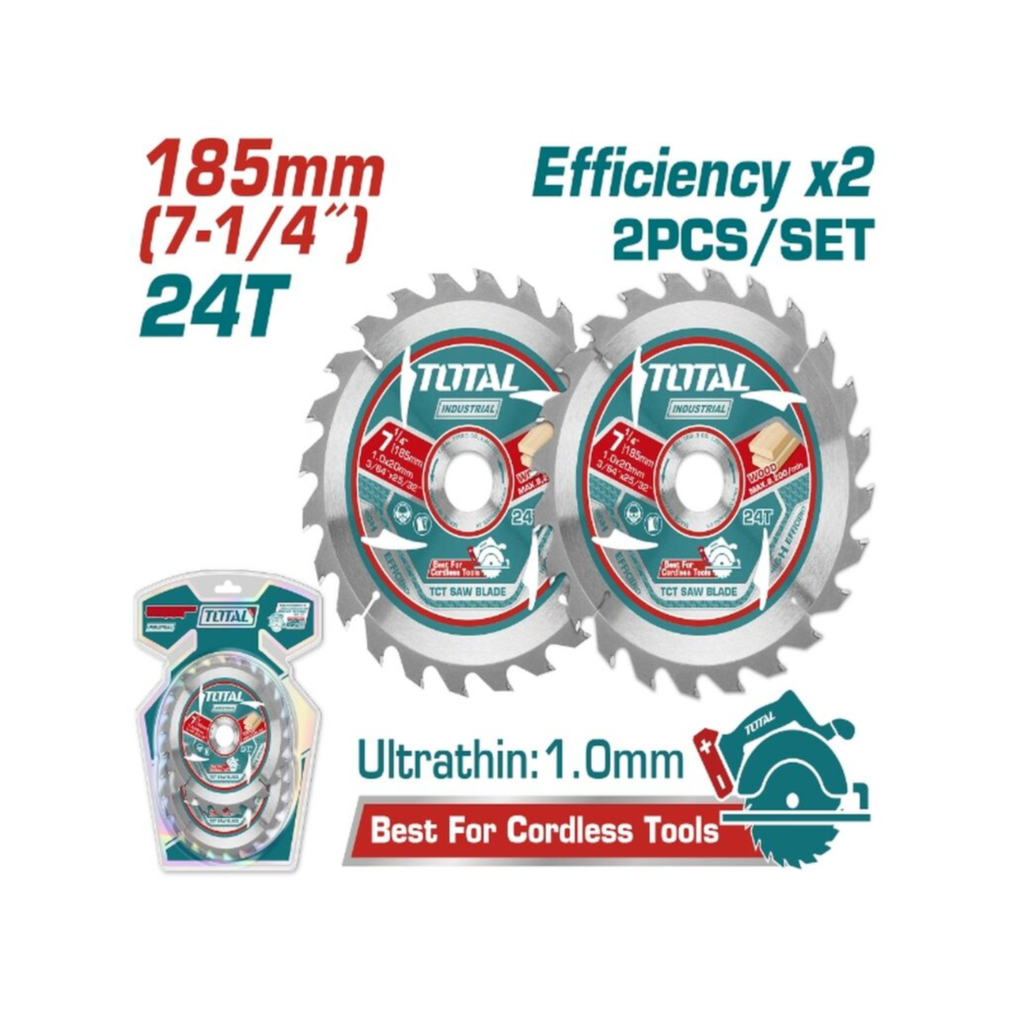 Ultra-thin TCT saw blade set TAC2331853