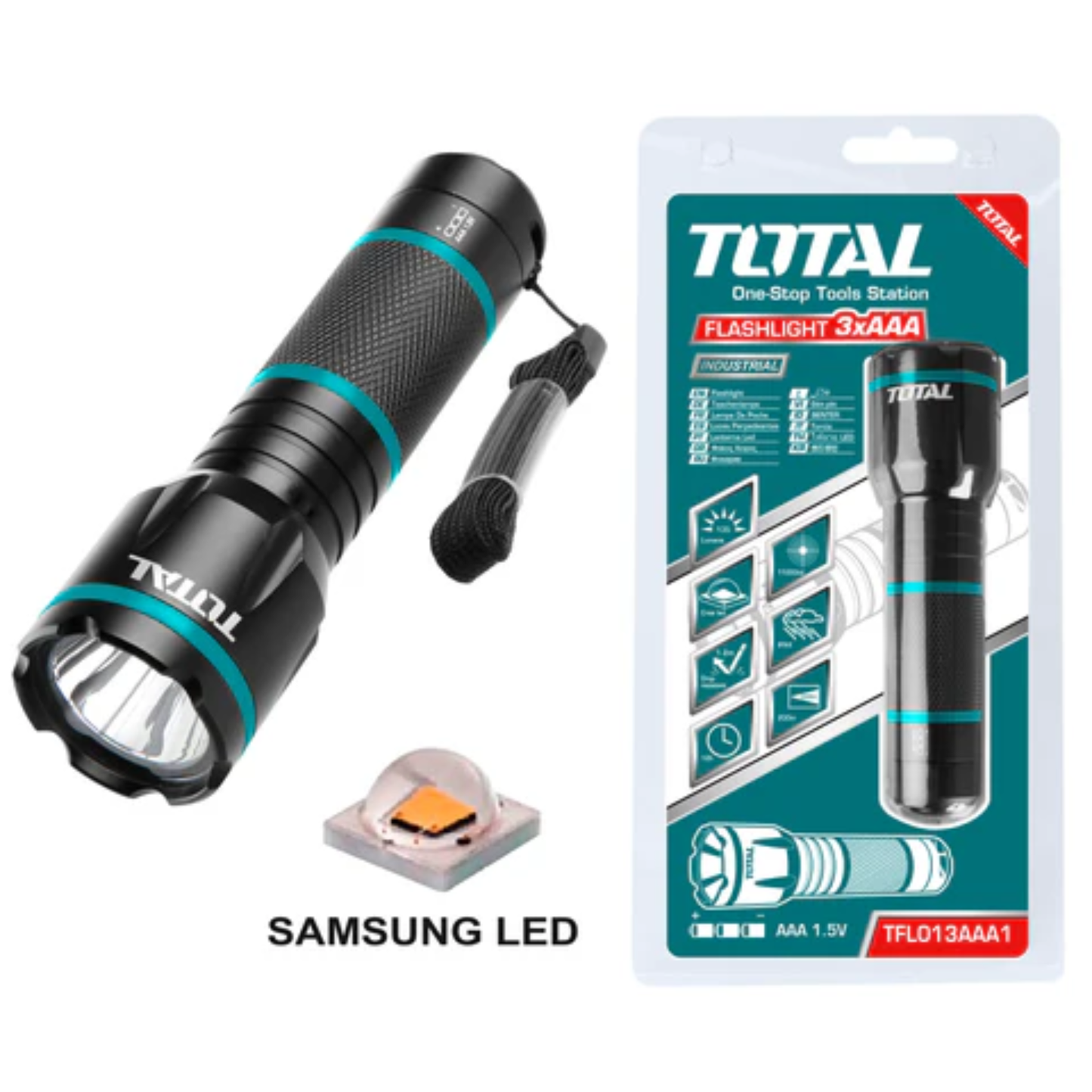 Flashlight Aviation grade aluminum alloy TFL013AAA1
