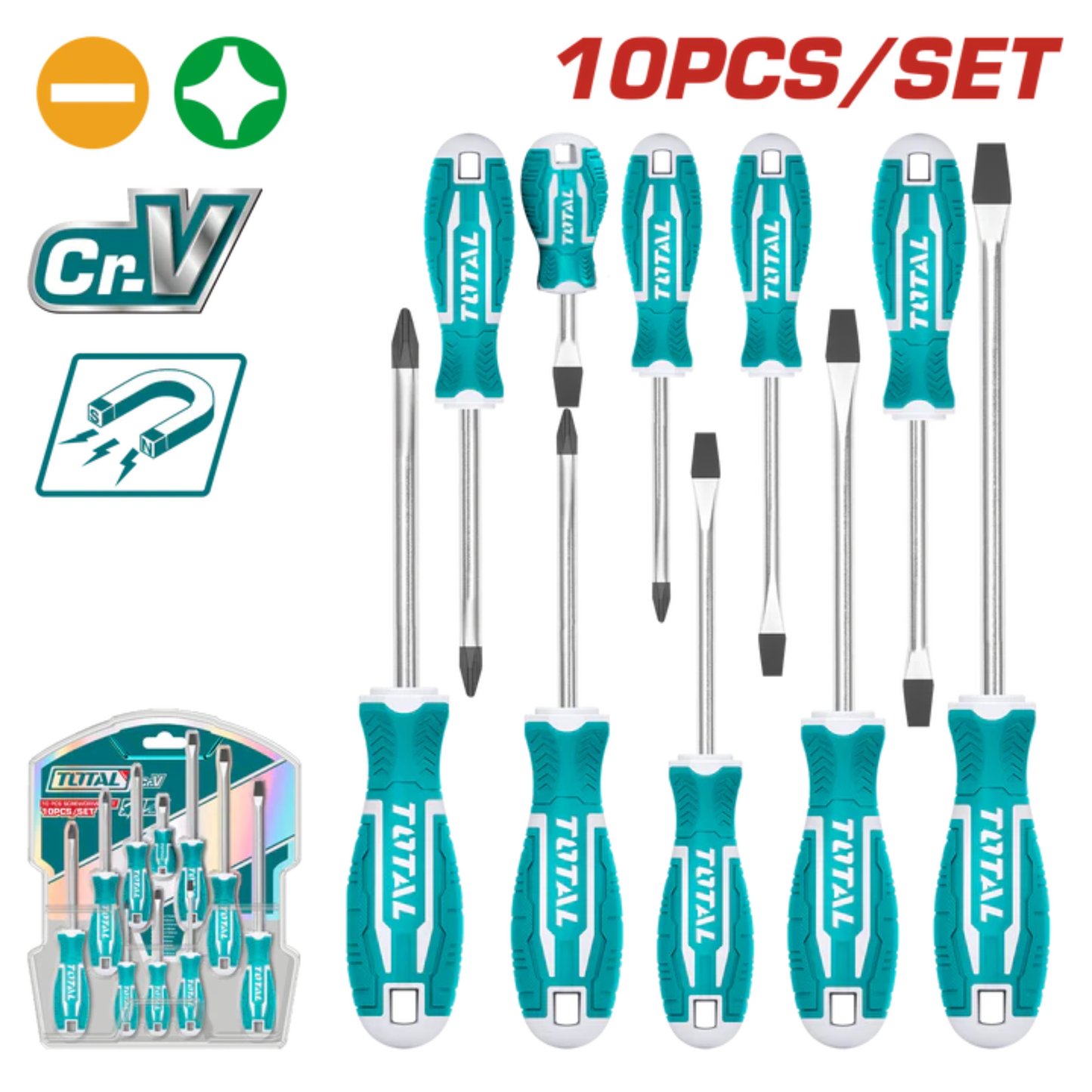10 Pcs screwdriver set THT250610