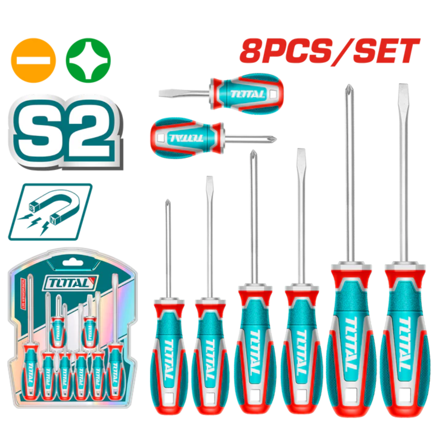 8 Pcs screwdriver set TKSDS0826