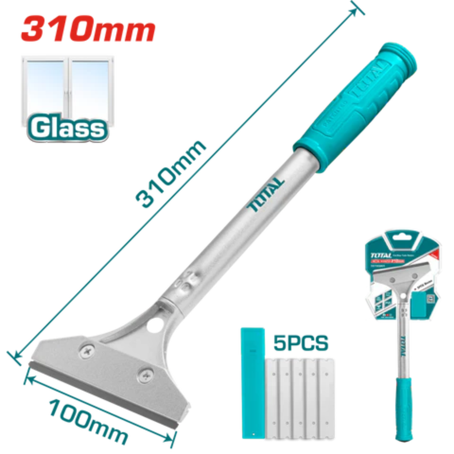 Metal scraper 310mm THT183201