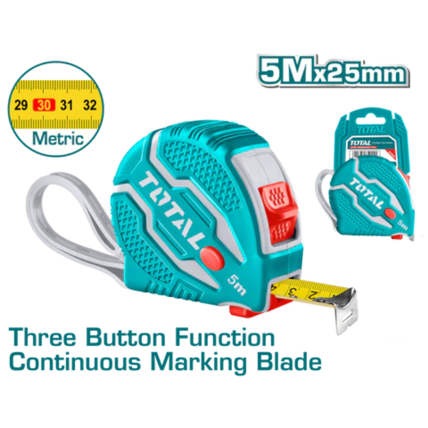 Steel Measuring Tape (5m X 25mm) TMT126052M