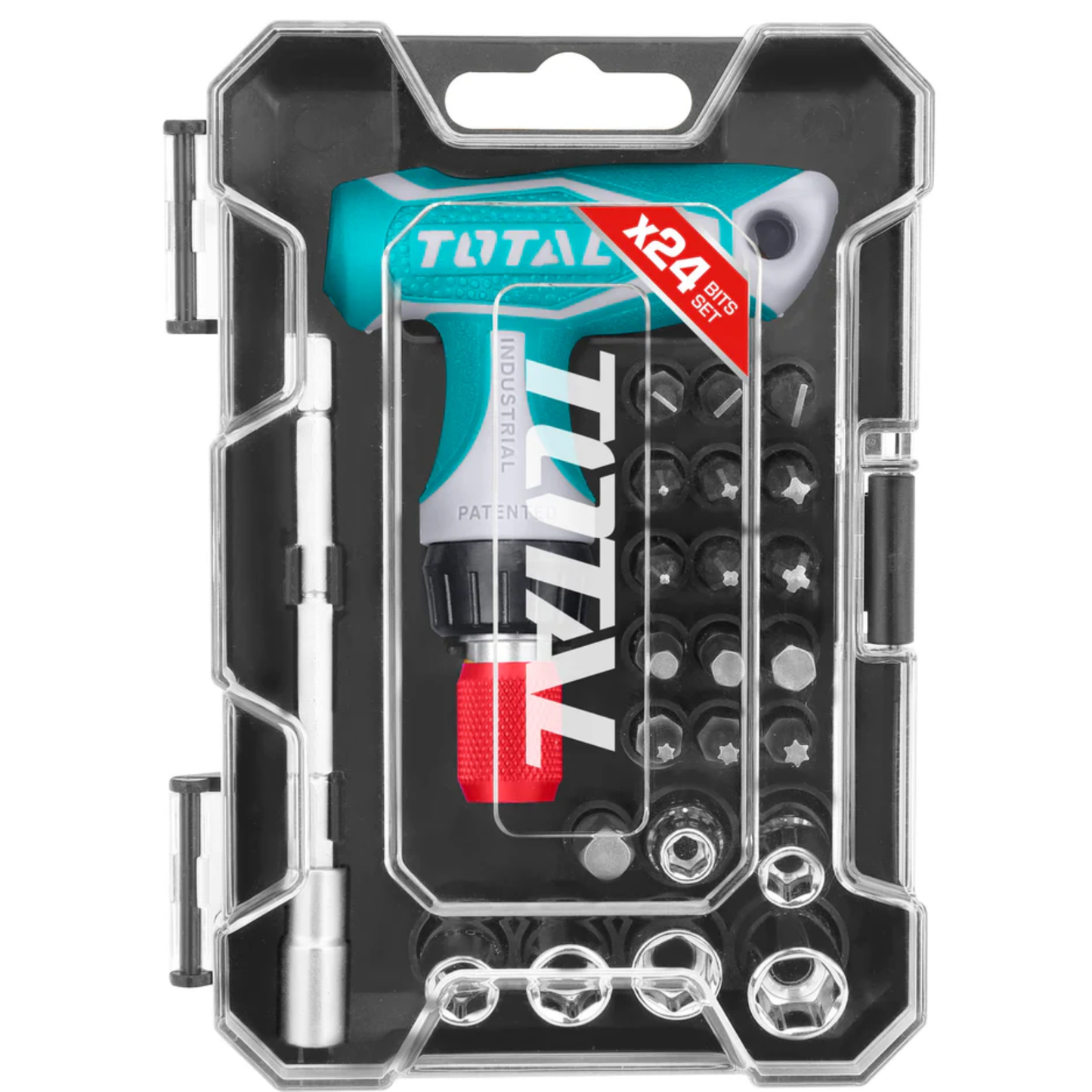 24 Pcs T-handle Wrench Screwdriver Set TACSD30186