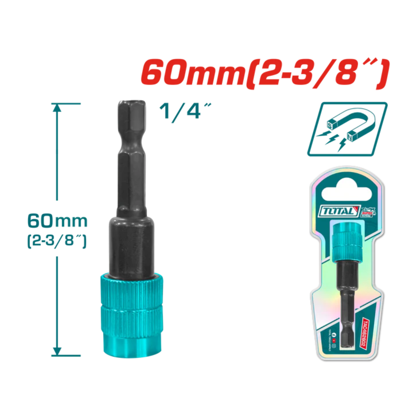 Screwdriver bit holder with release TAC462602