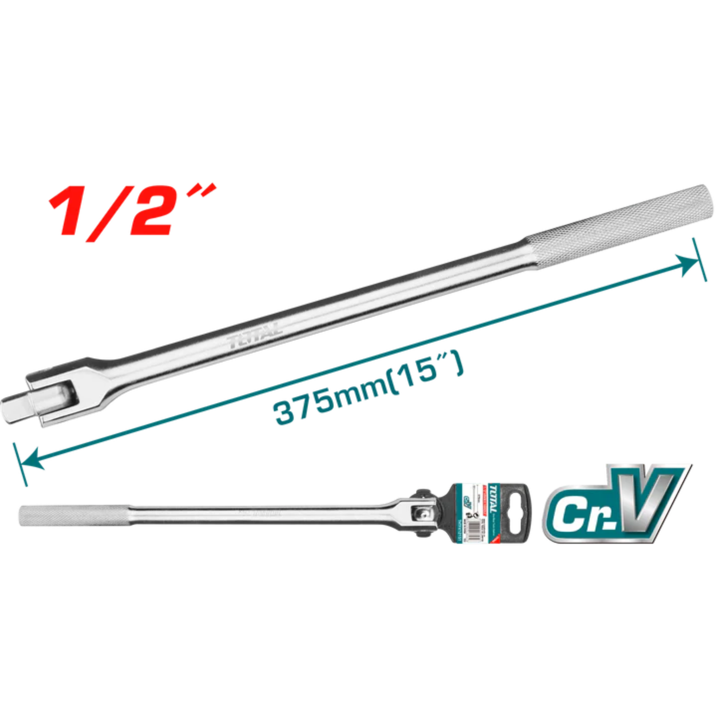 1/2" Flexible handle 375mm THTFX12151