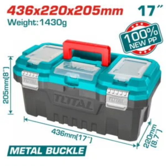 17" Plastic tool box TPBX0172
