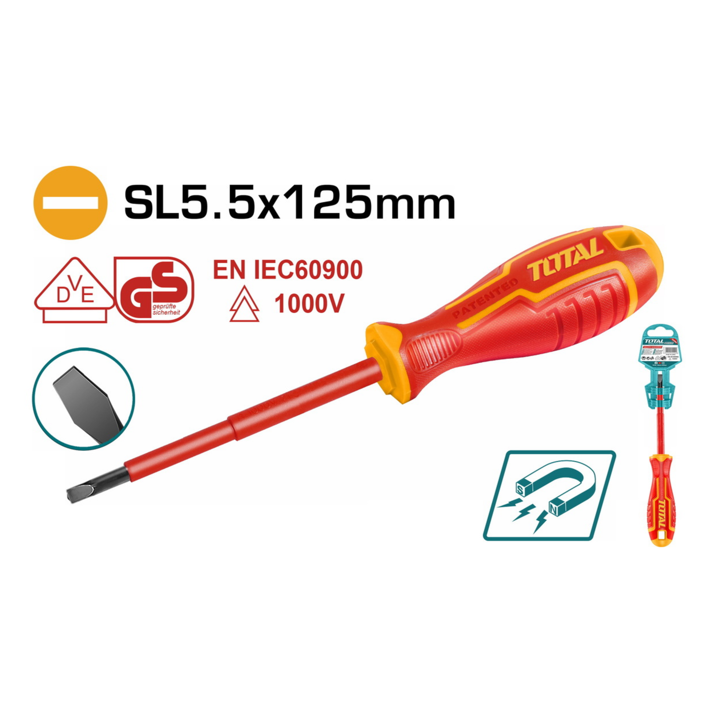 Insulated screwdriver THTIS5125