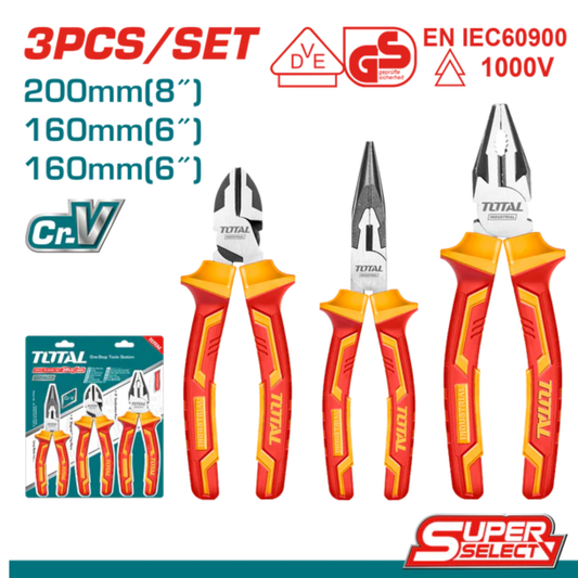 3 Pcs insulated pliers set THT2K0302
