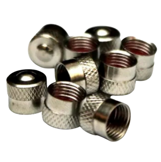 Valve Cap Dome Metal (100 Units)