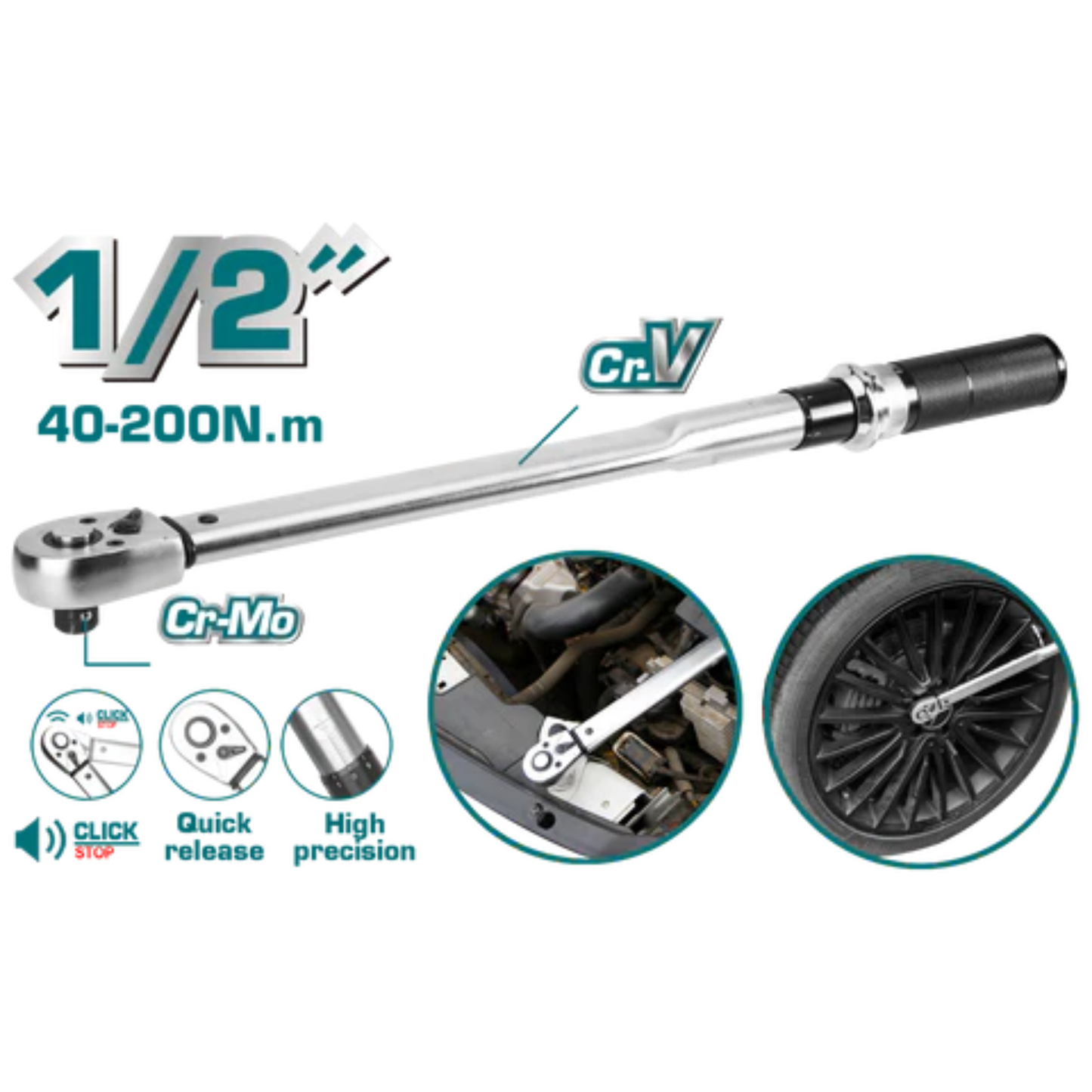 Torque Wrench 40-200N.m THPTW200N2