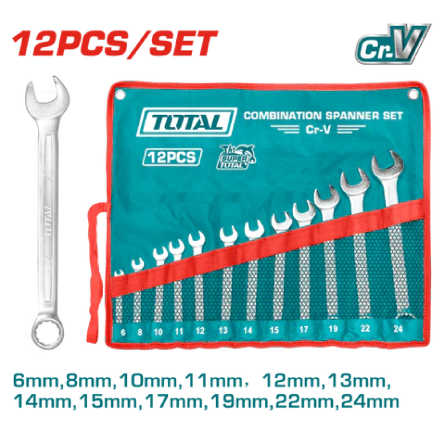 12Pcs Combination Spanner Set THT1022121