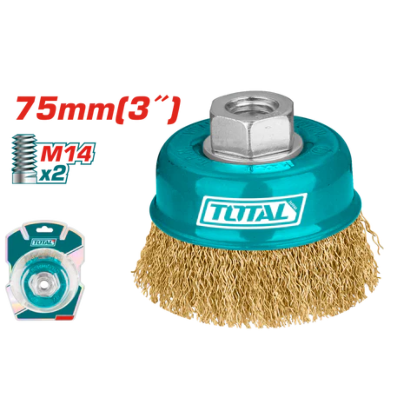 Wire cup brush 75mm TAC31031