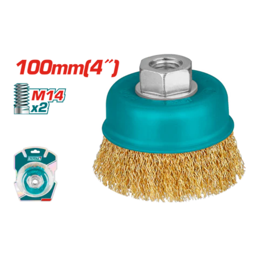 Wire cup brush 100mm M14 TAC31041