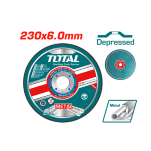 Abrasive metal grinding disc