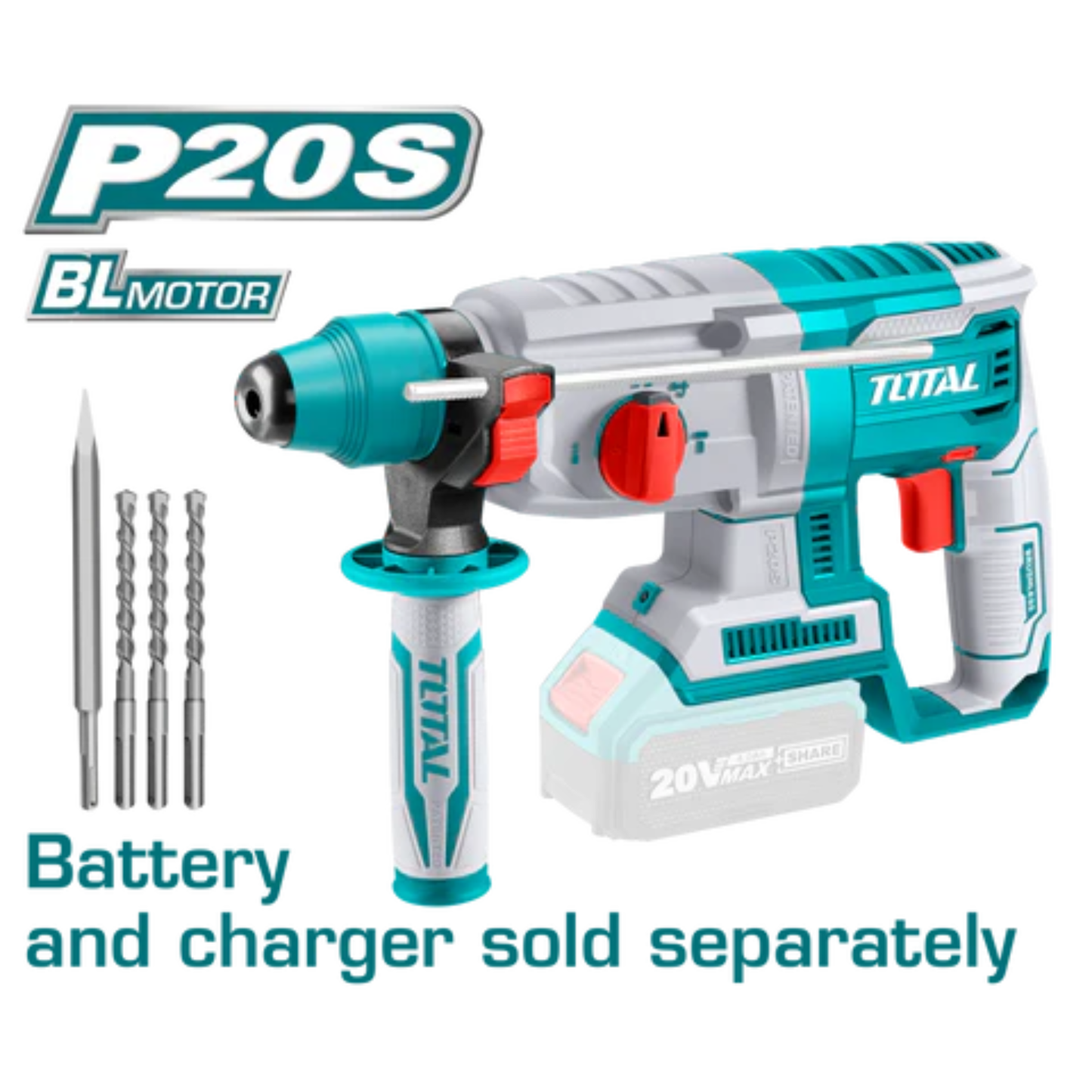 Lithium-ion rotary hammer (TRHLI20228)