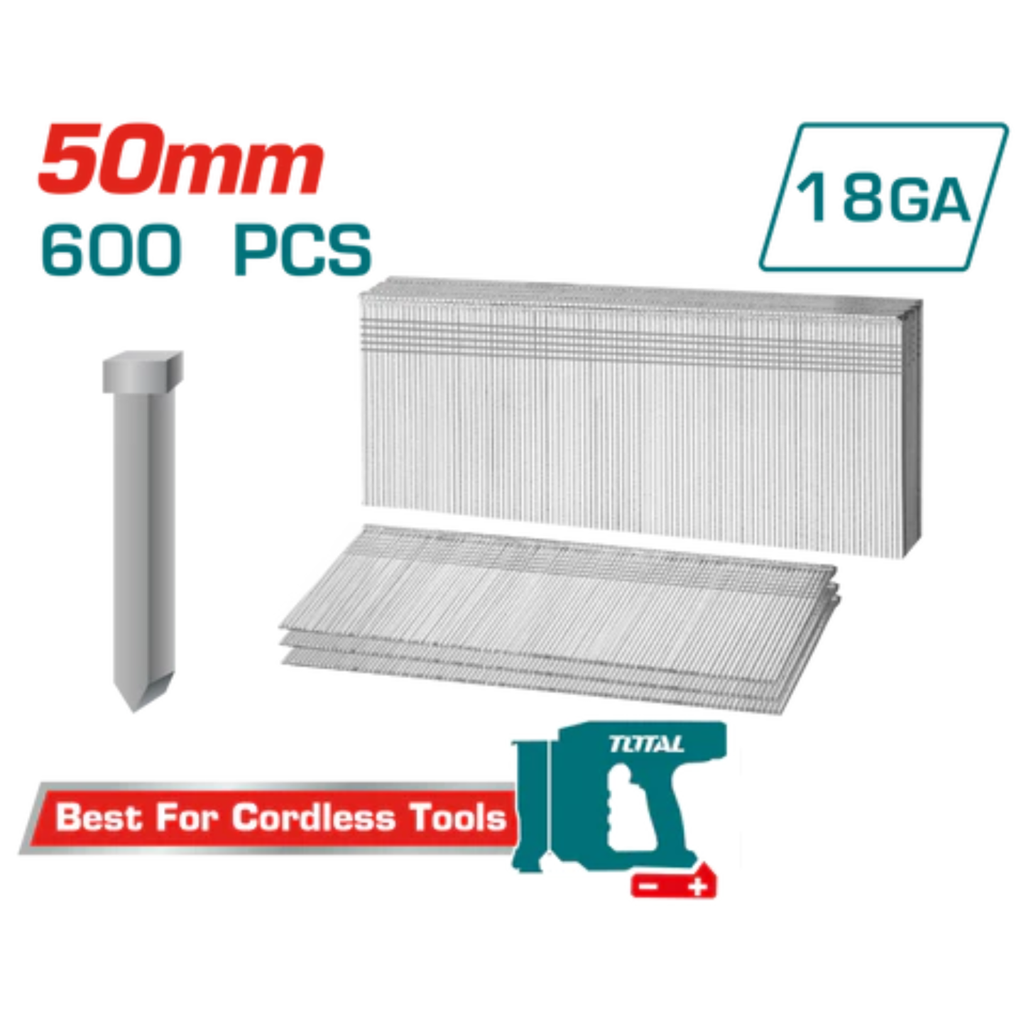 Brad nail 50mm TAC918506 (pack 600pcs)