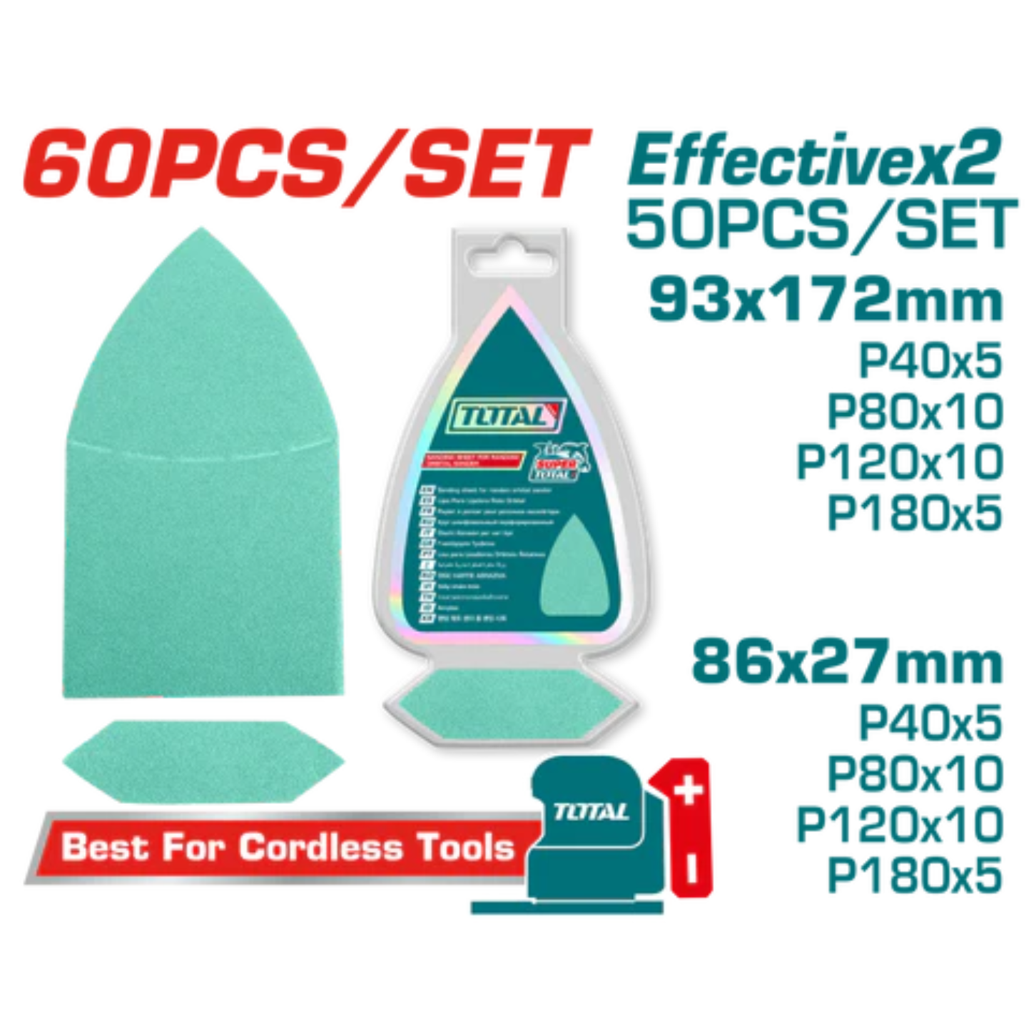 Sanding sheet set TAC938660