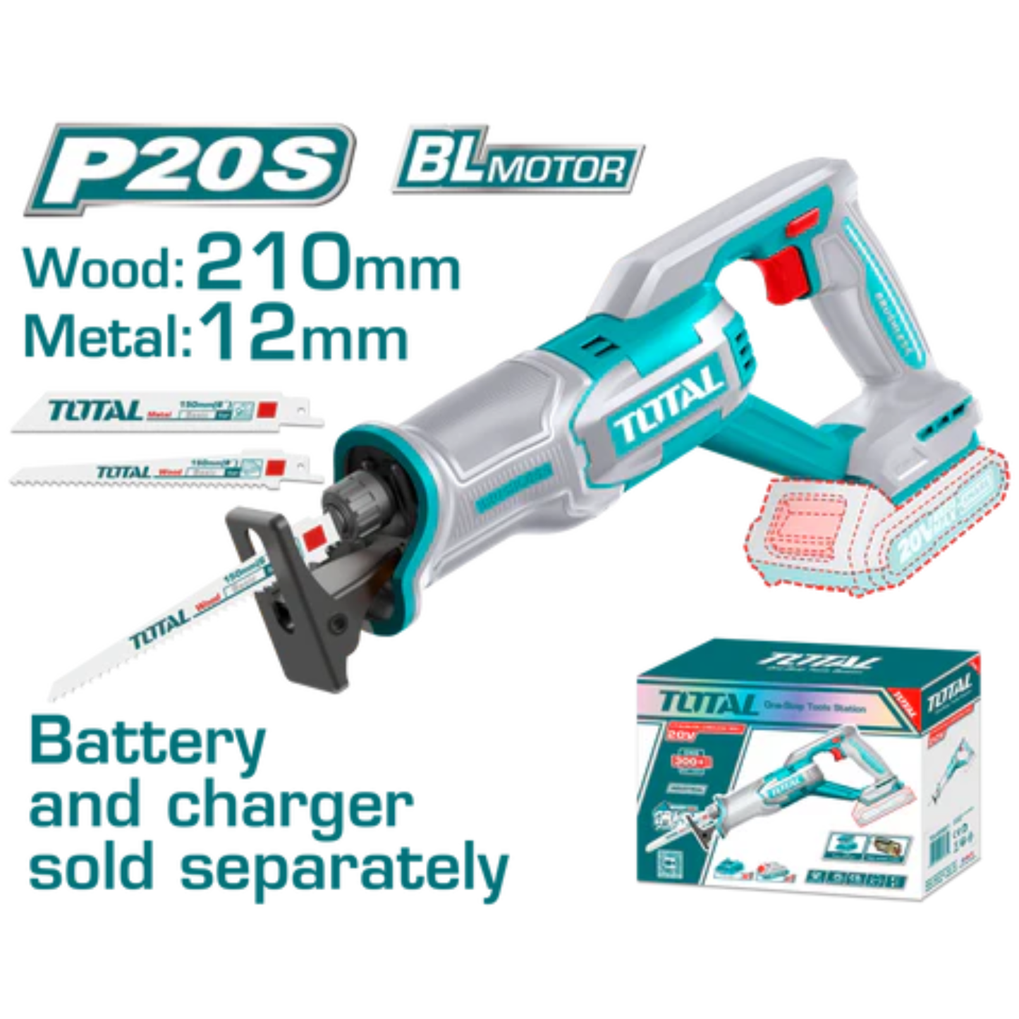 Lithium-ion reciprocating saw TRSLI2108