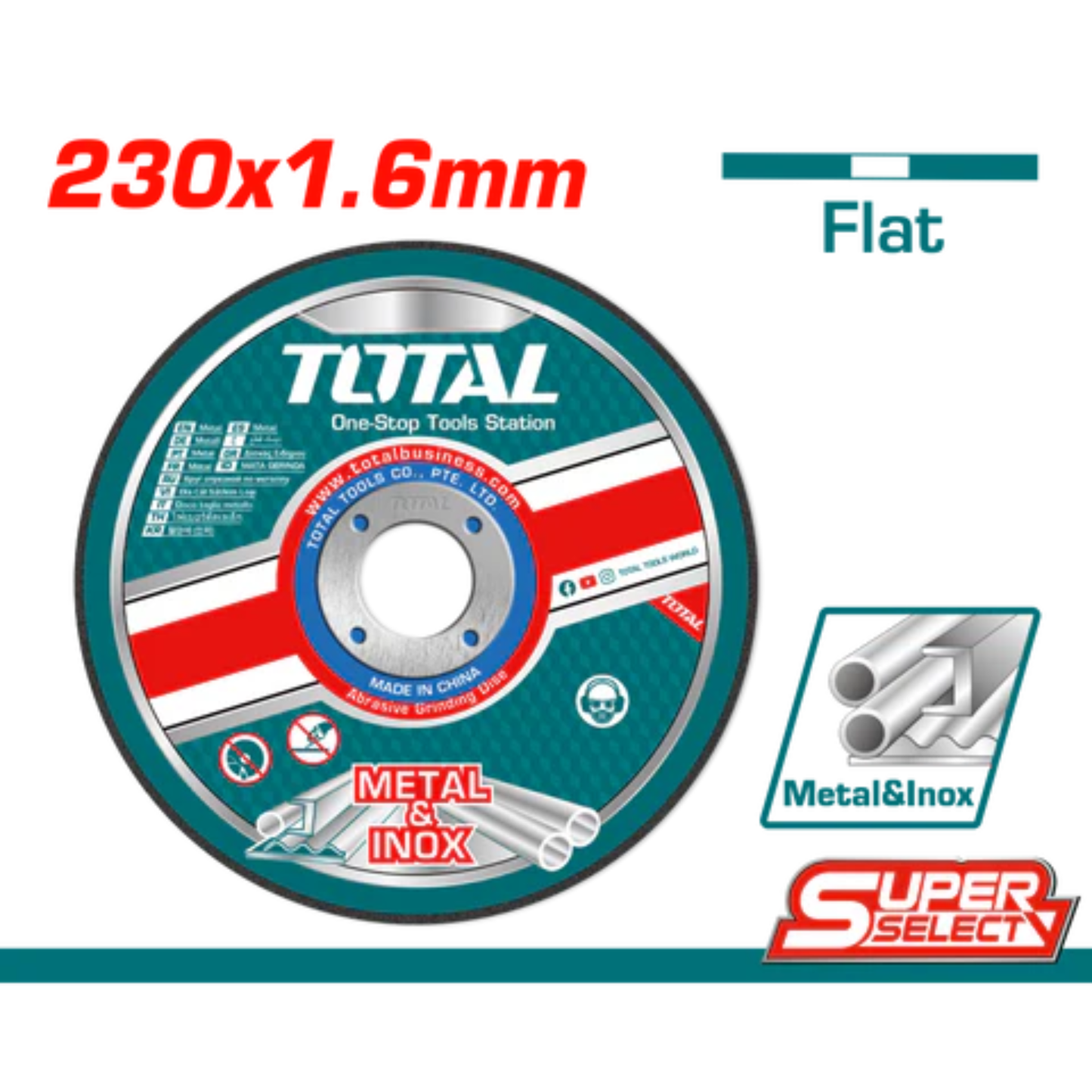 Abrasive Metal Cutting Disc 230MM 1.6mm TAC2162301