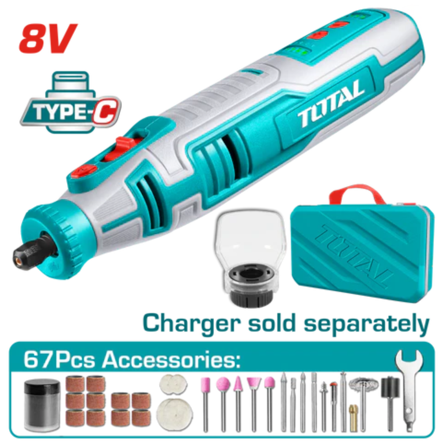 Cordless grinder 8V TMGLI0801