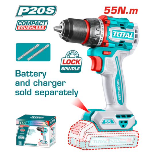 Compact Brushless Cordless Drill 13mm 55N.m TDLI205581