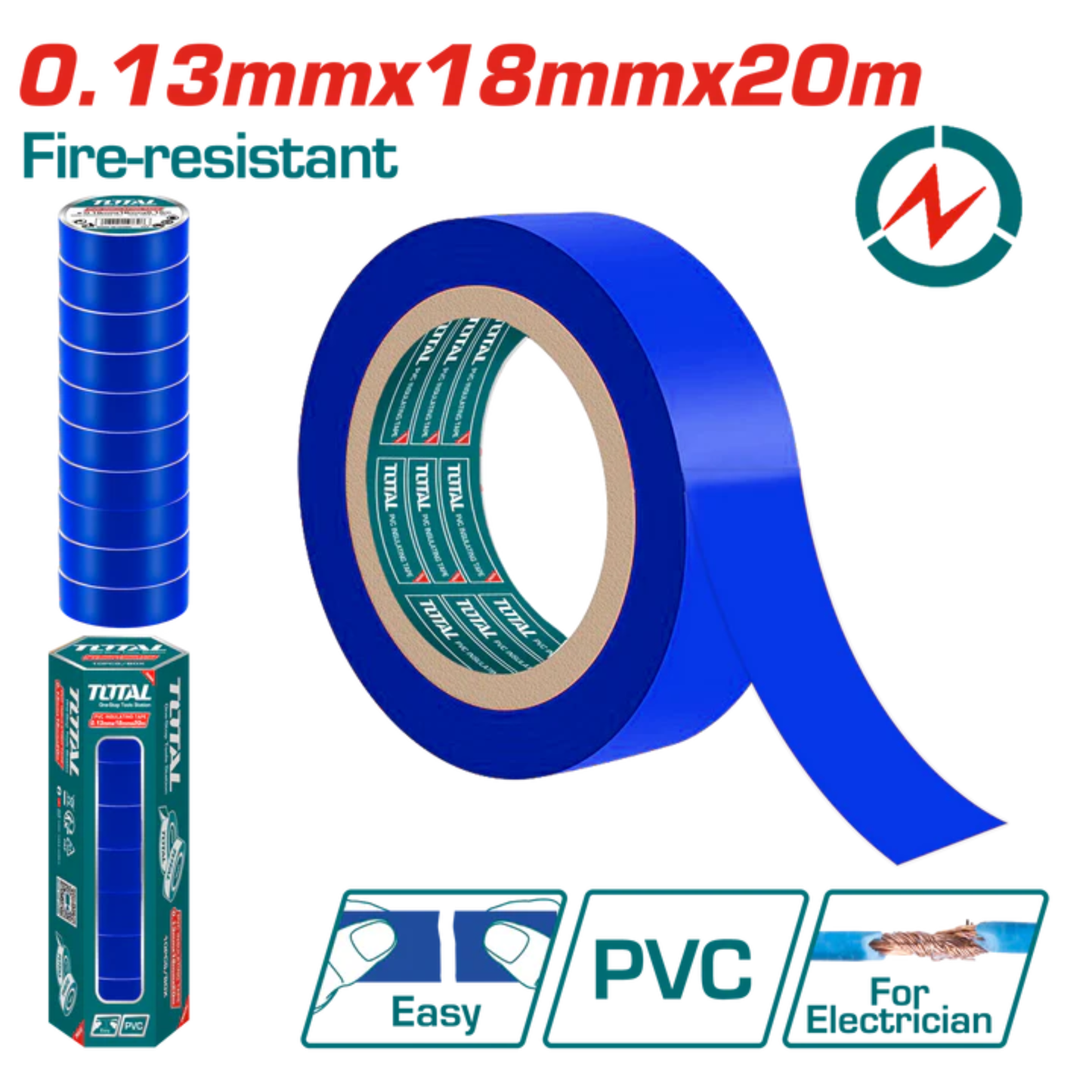 PVC Insulating Tape 18mm X 20m THPET