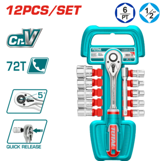 12Pcs 1/2" Socket Set THT141121