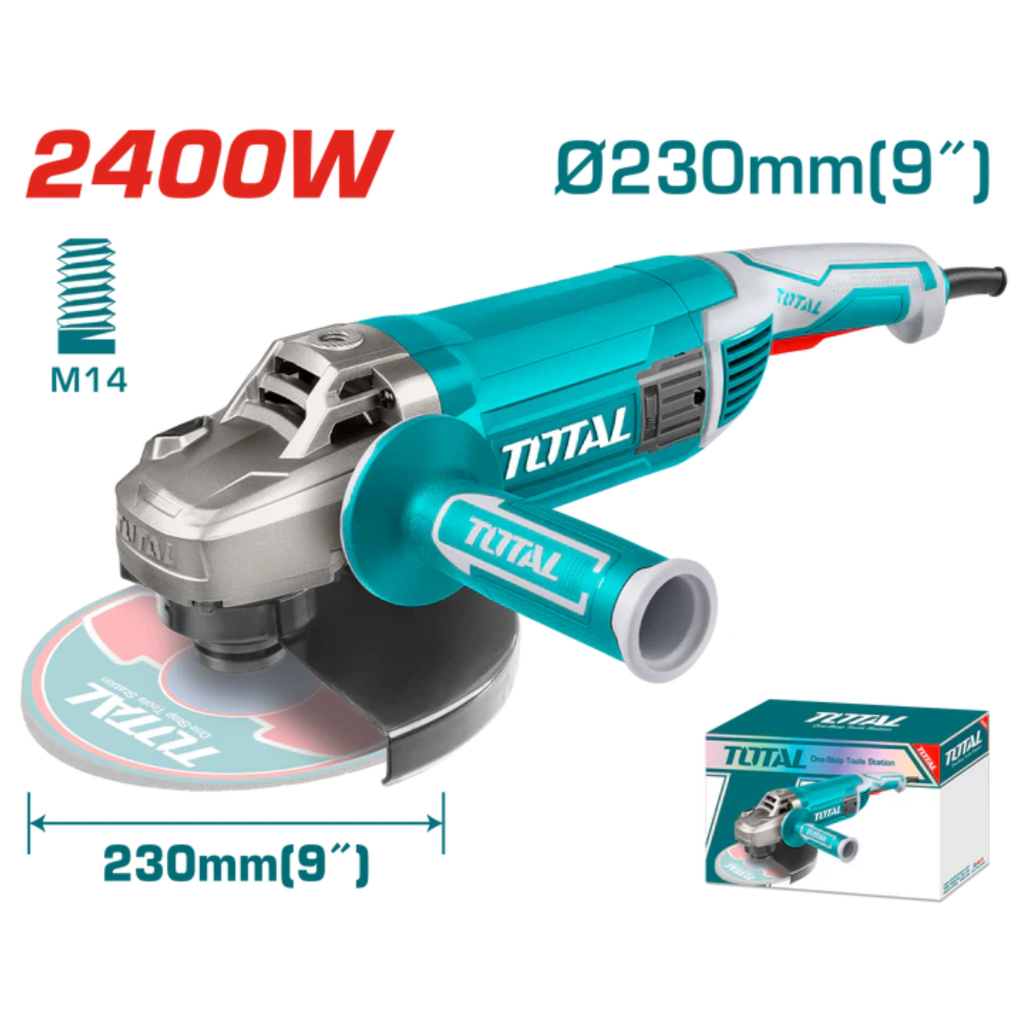 Angle Grinder 230mm 2400W TG1252306
