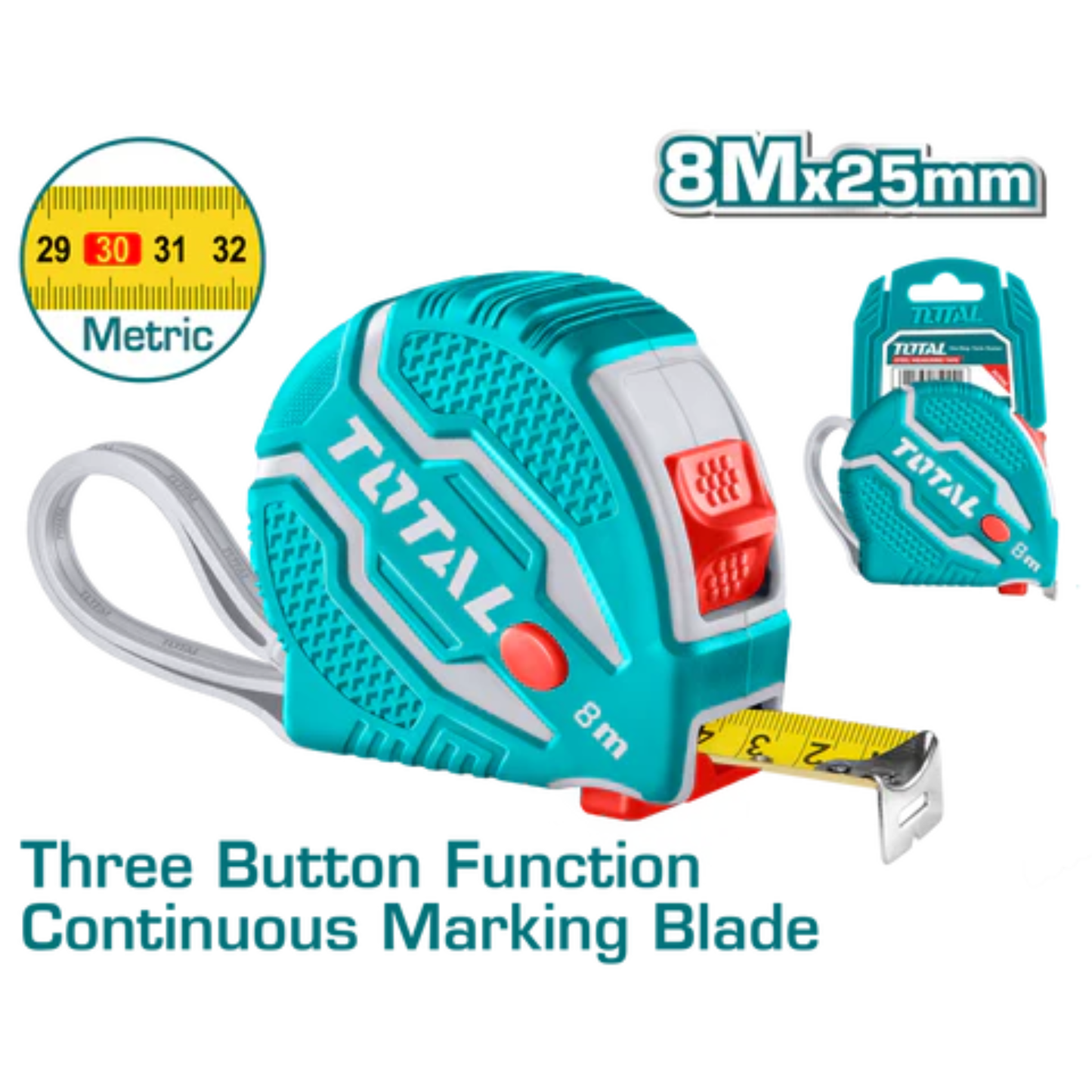 Steel Measuring Tape (8m X 25mm) TMT126081M