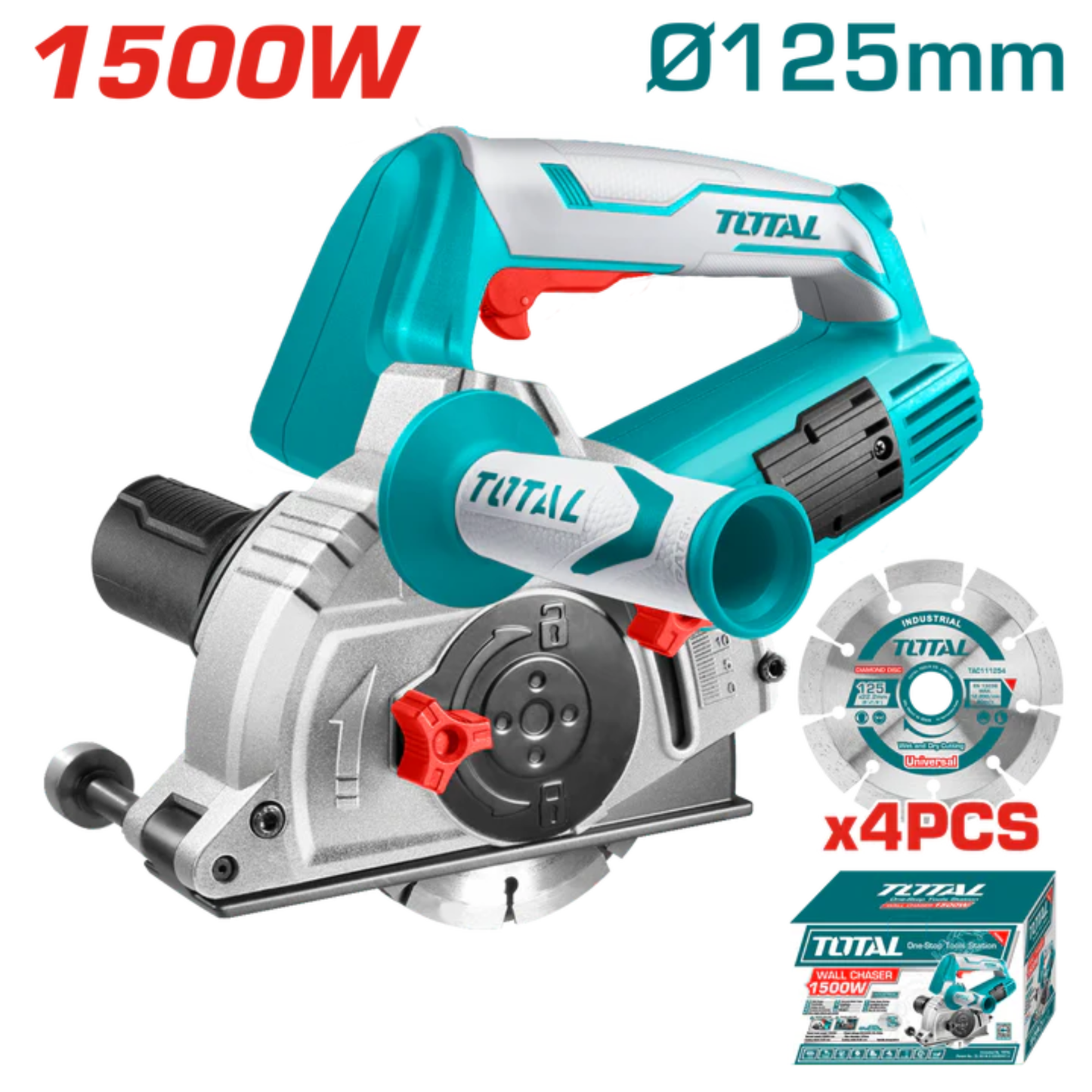 Wall Chaser 1500w 125mm TWLC1256