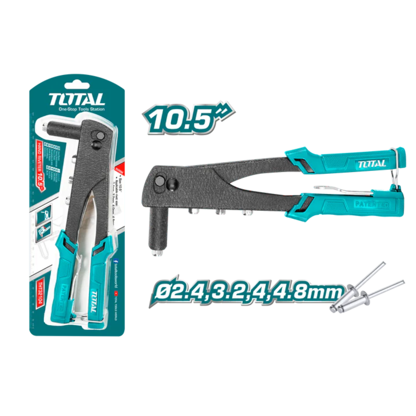 Hand Riveter 10.5" THT32104