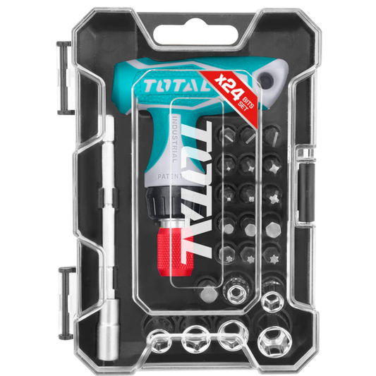 24 Pcs T-handle Wrench Screwdriver Set TACSD30186