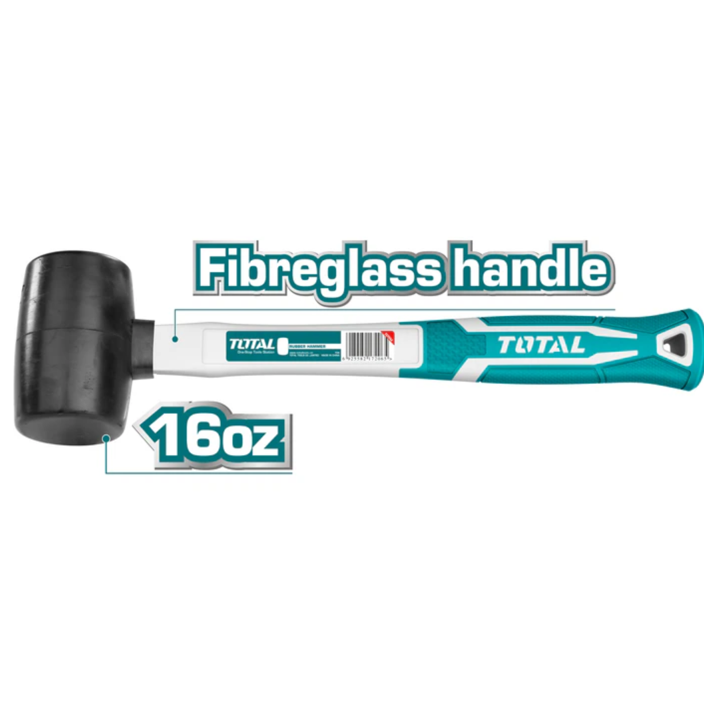 Rubber Hammer 16oz/450g THT761616