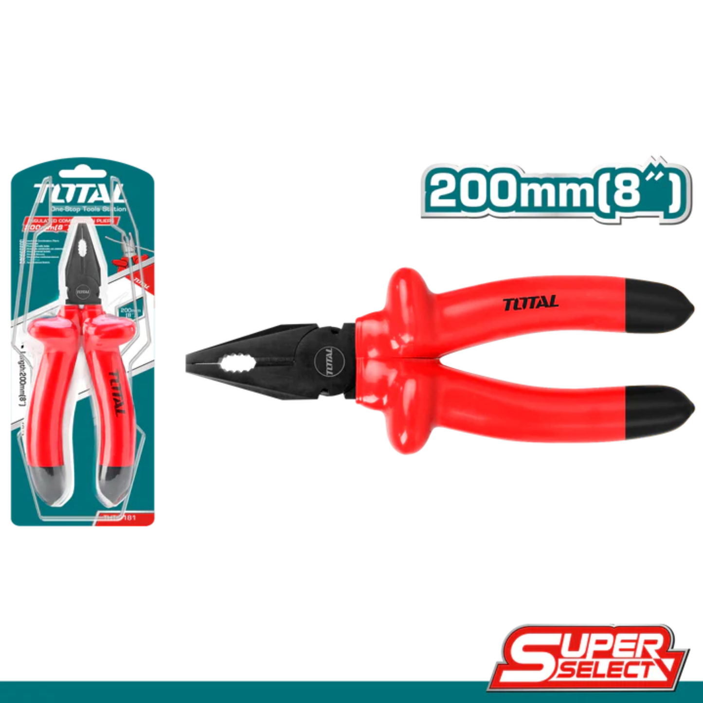 Insulated Combination Pliers 200mm THTIP181
