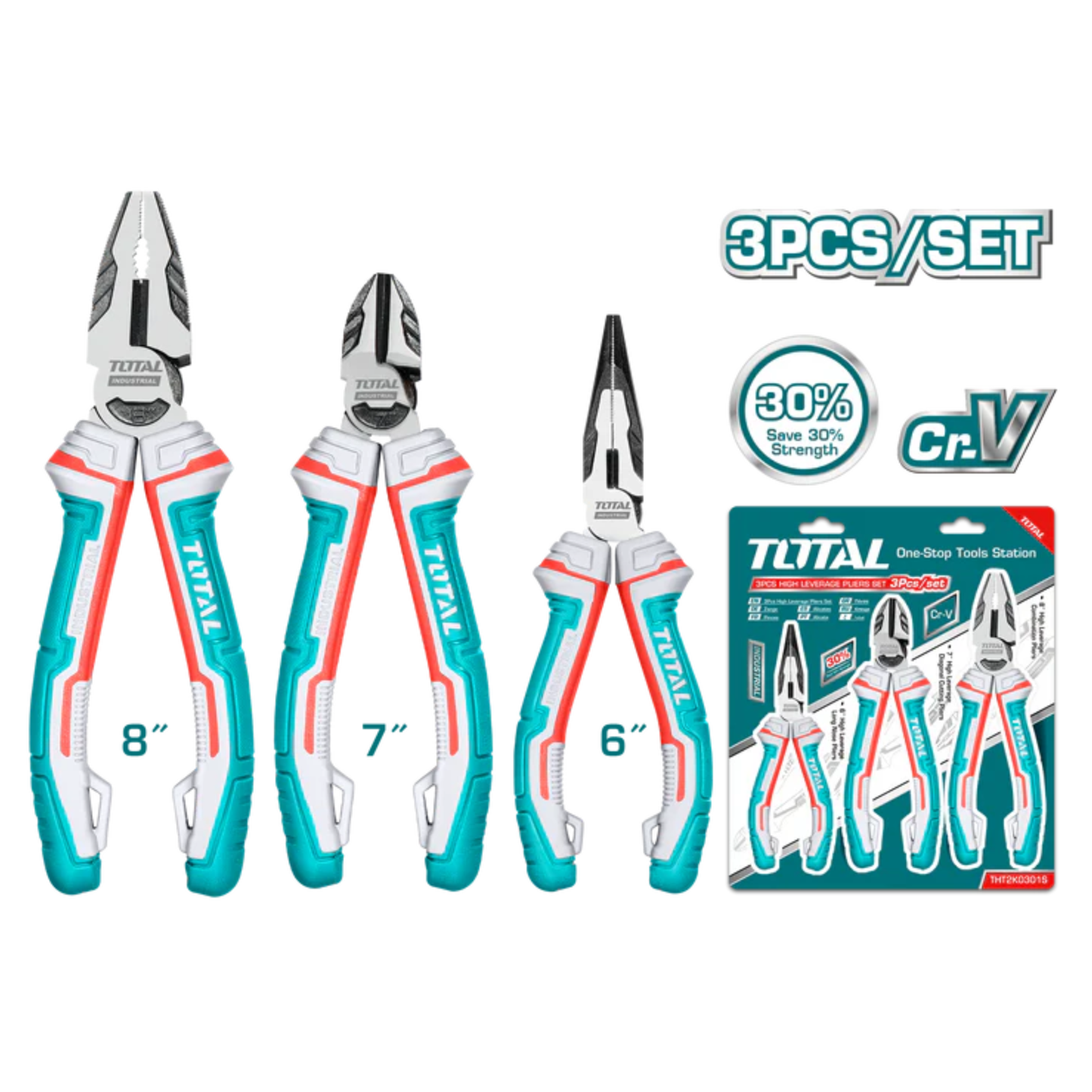 3 Pcs High Leverage Pliers THT2K0301S