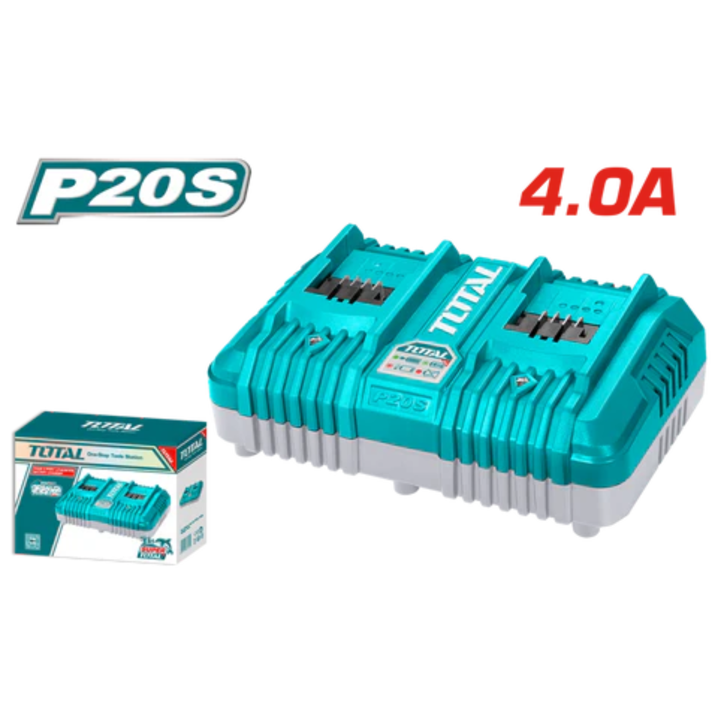 P20S 2-port Lithium-ion battery charger TCLI2034