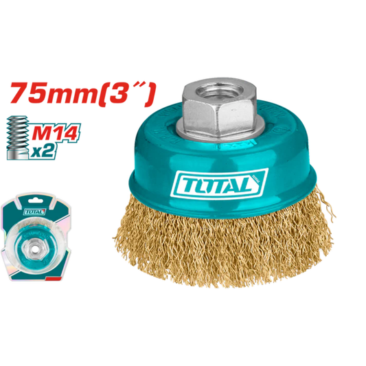 Wire cup brush 75mm TAC31031