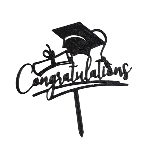 Congratulations cake topper