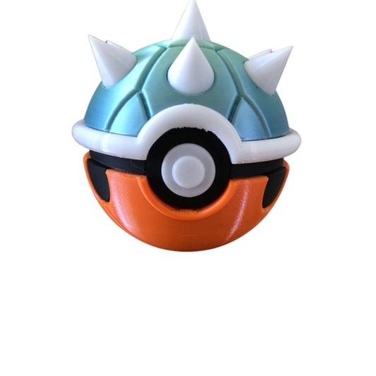 Spiny Blue Shell Pokeball