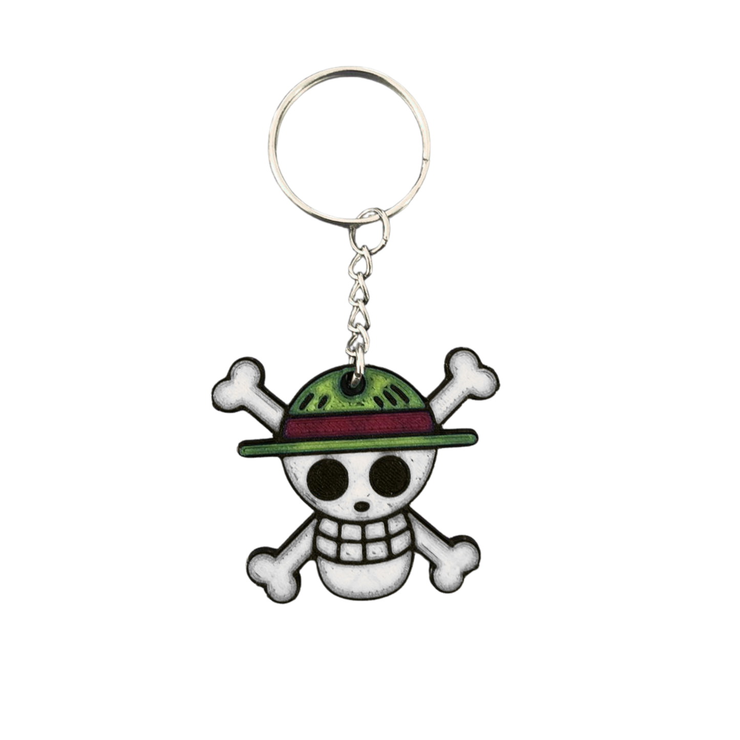 One Piece Skull Key Ring