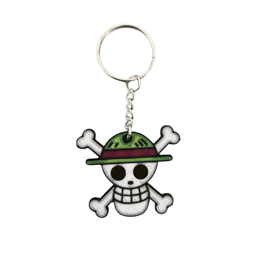One Piece Skull Key Ring
