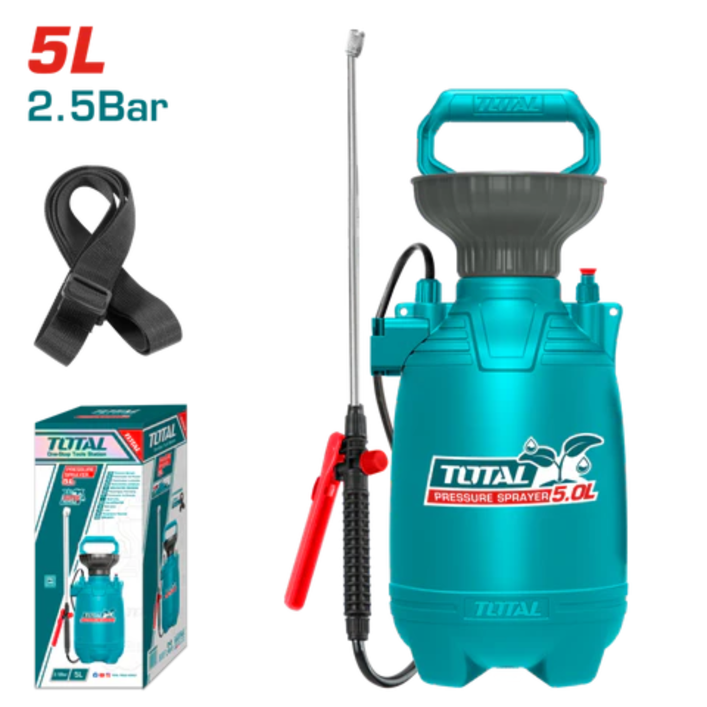 Pressure sprayer 5L 2.5Bar. THSPP30502