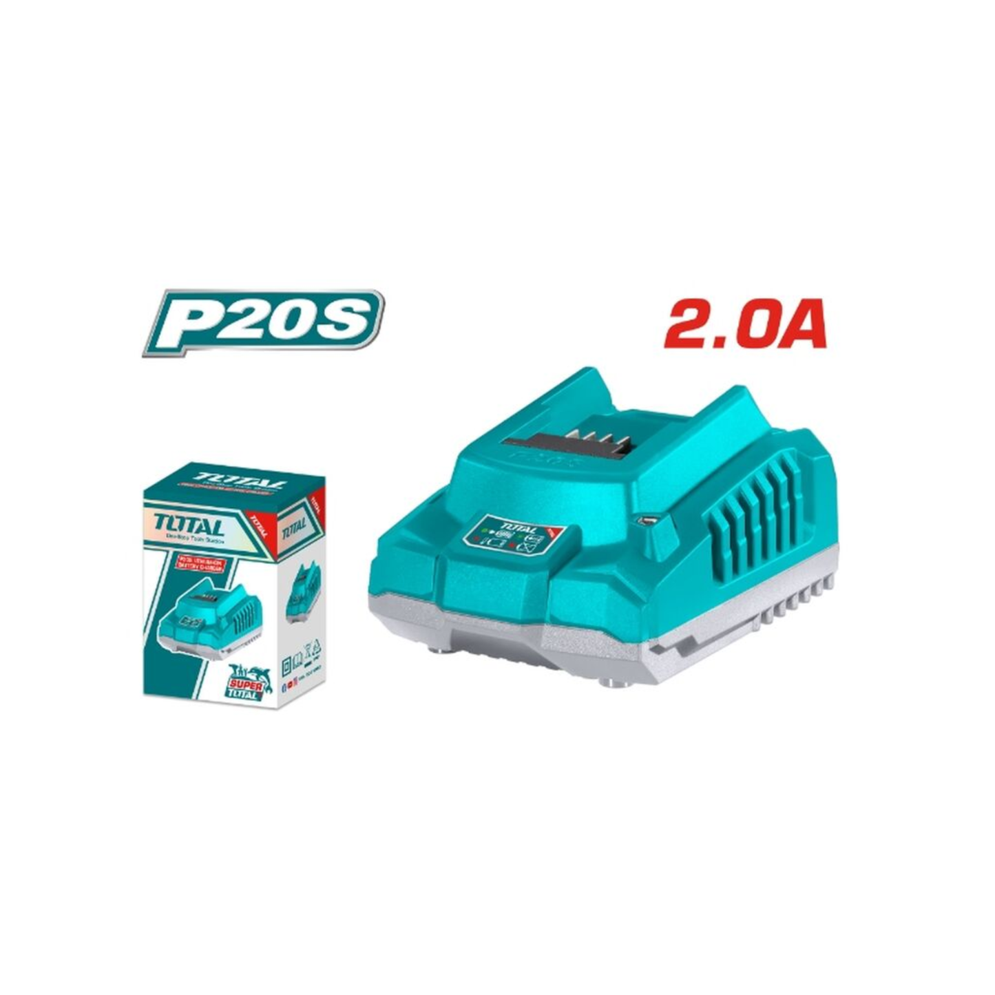 Total 20V Cordless Charger 2Ah